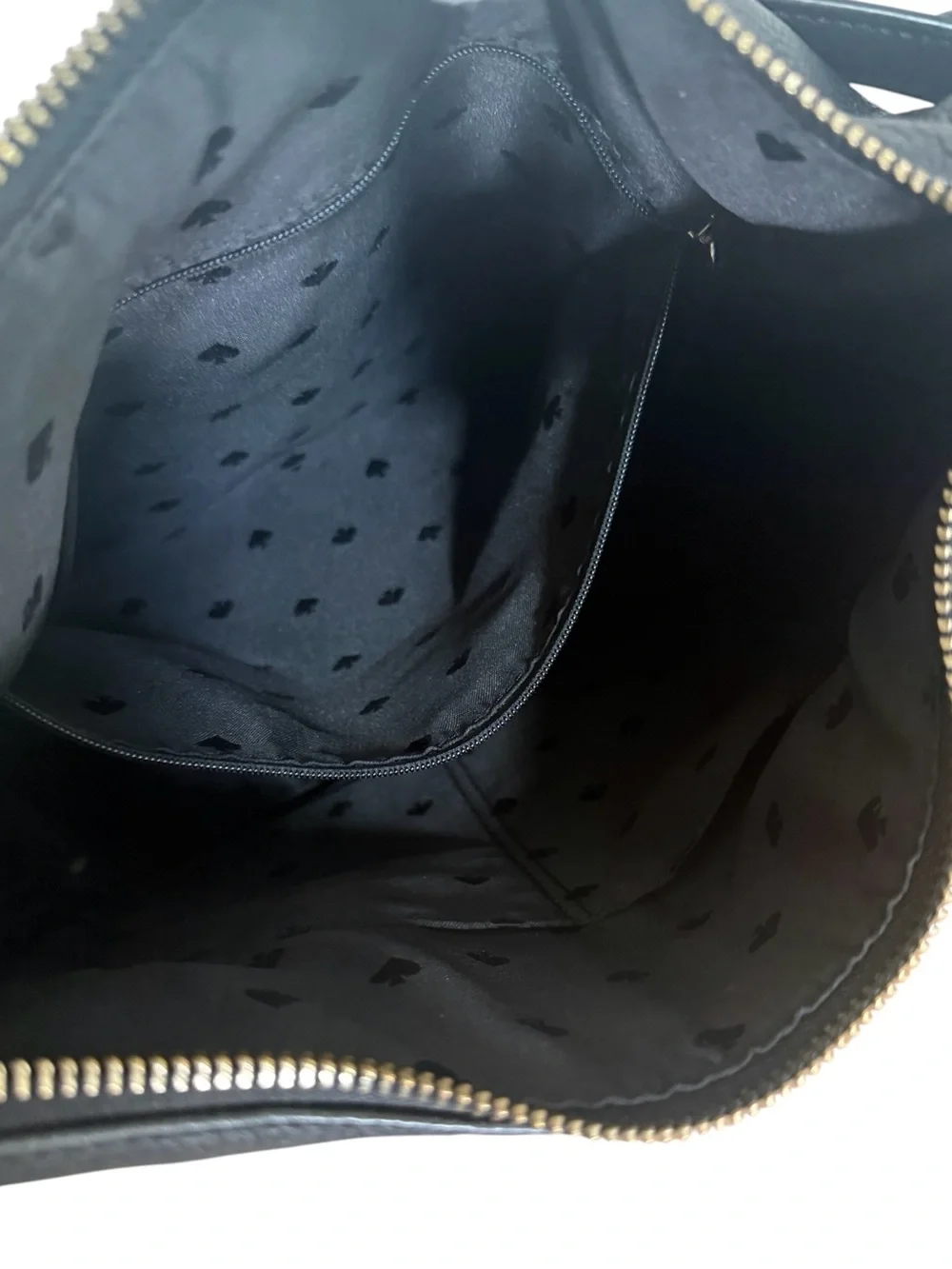 Kate Spade New York Black Pebbled Leather Shoulder Hobo with Chain Accents! EUC!